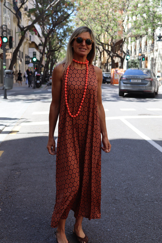 VESTIDO PILAR TERRACOTA