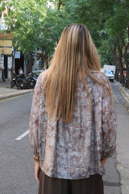 CAMISA SILVIA AZUL