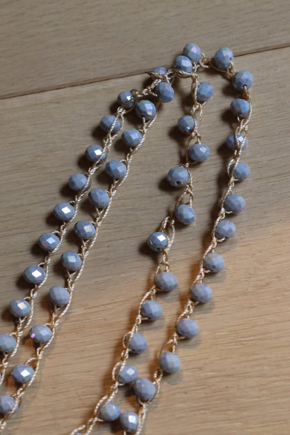 COLLAR TERESA CORTO GRIS
