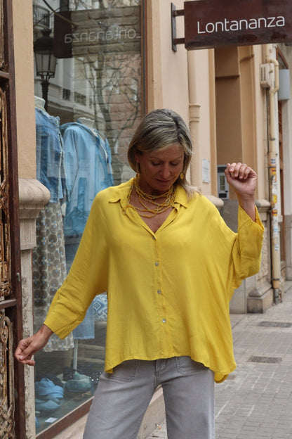 BLUSA LISA PALOMA AMARILLA
