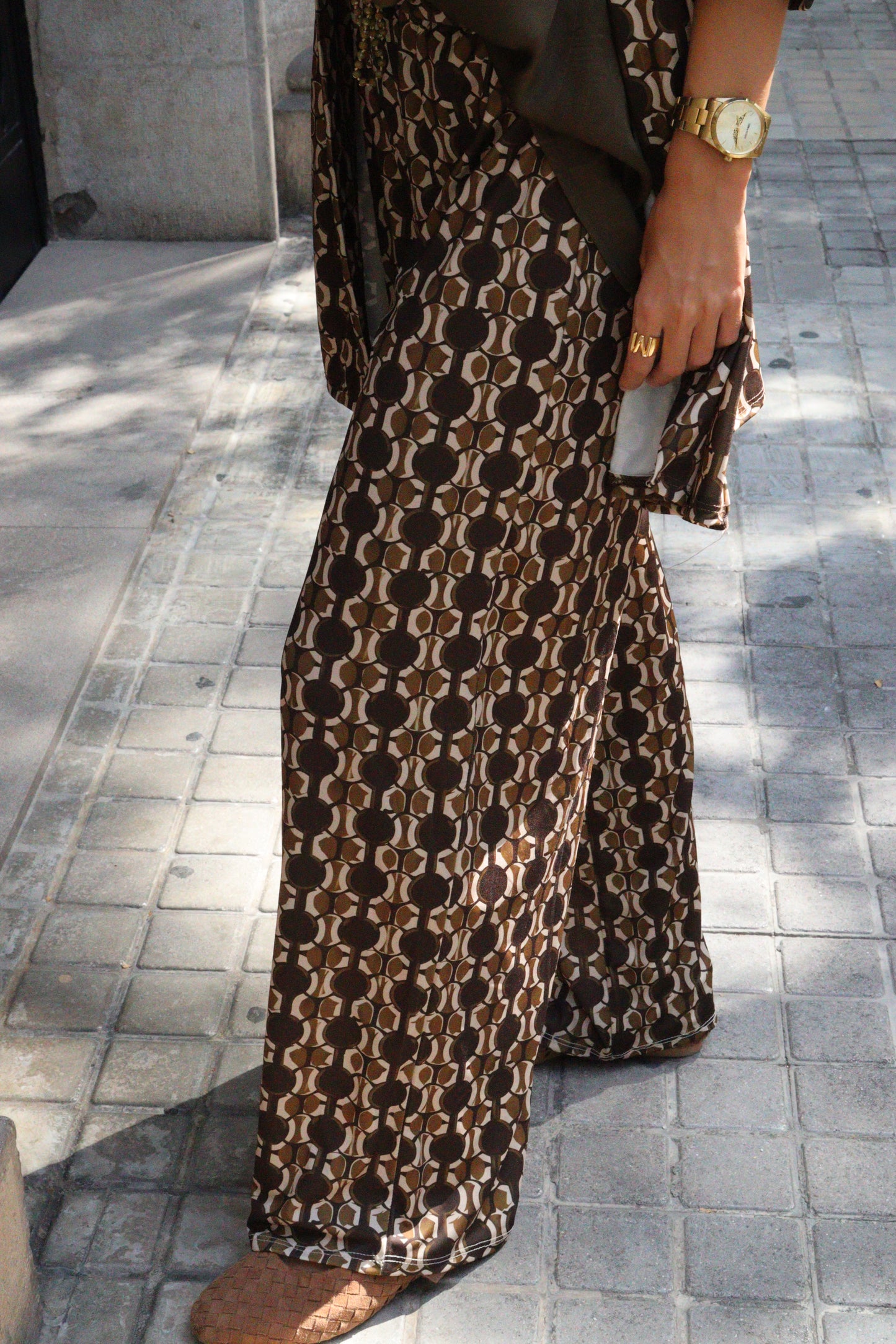PANTALÓN RECTO MARIA PISTACHO