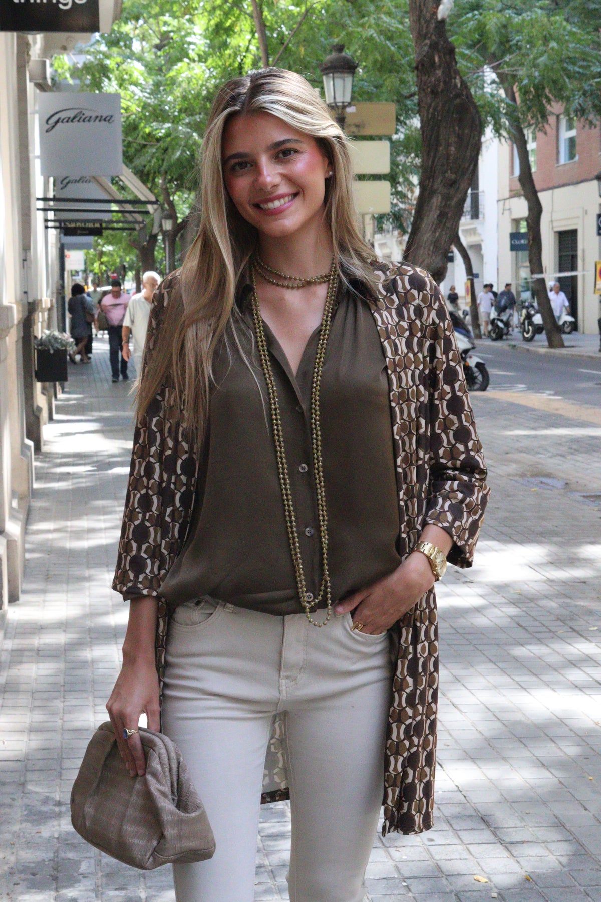 KIMONO MARIA PISTACHO