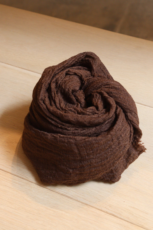 PAÑUELO LISO MARRON