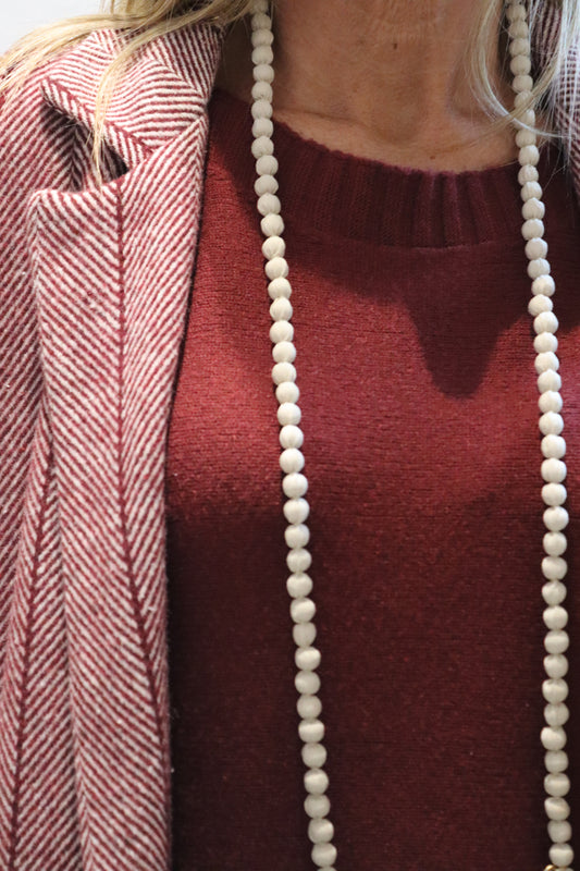 COLLAR EVA BLANCO ROTO