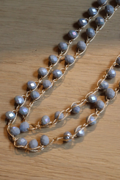 COLLAR TERESA CORTO GRIS
