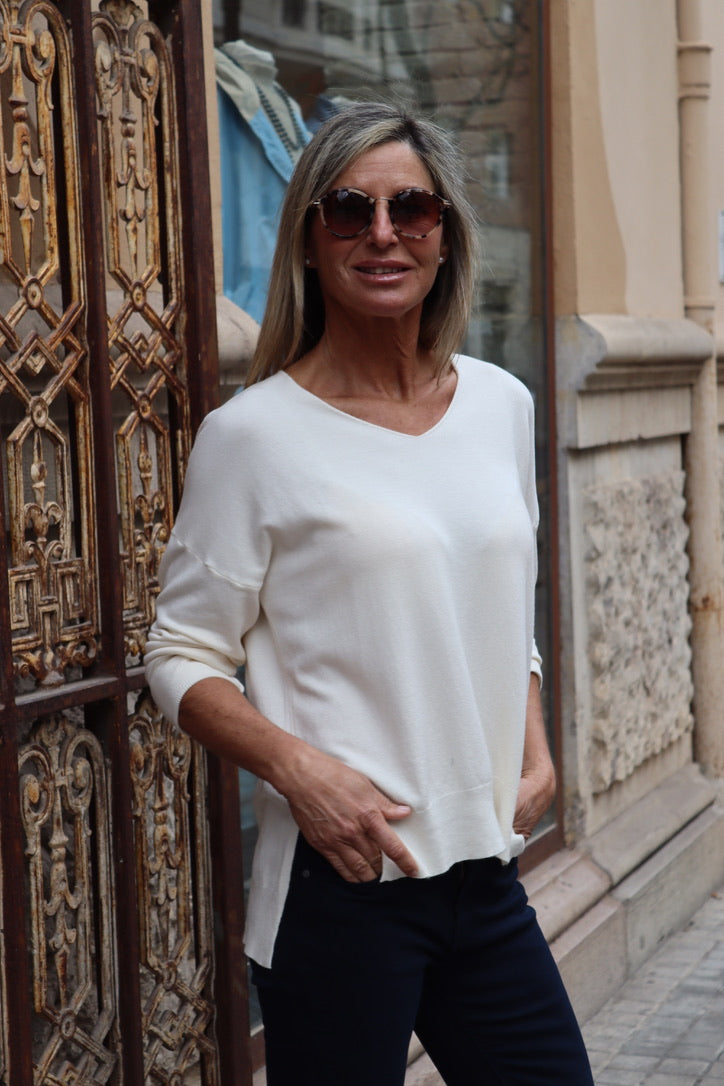 JERSEY MERAKI BLANCO ROTO