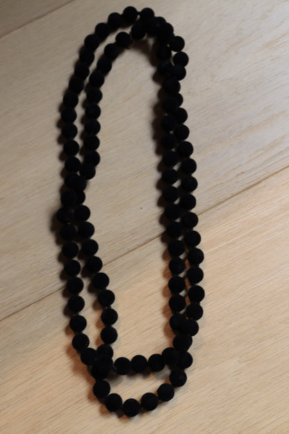 COLLAR TERCIOPELO MARRÓN