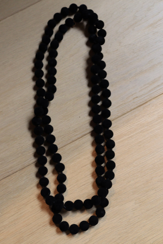 COLLAR TERCIOPELO MARRÓN