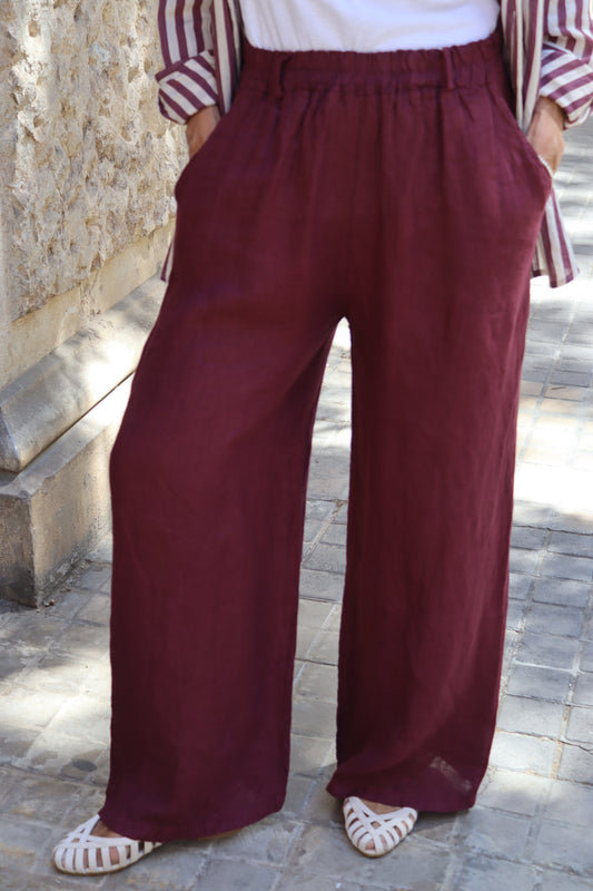 PANTALÓN LINO BUGANVILLA