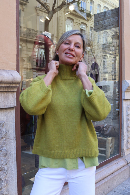 JERSEY BERTA PISTACHO