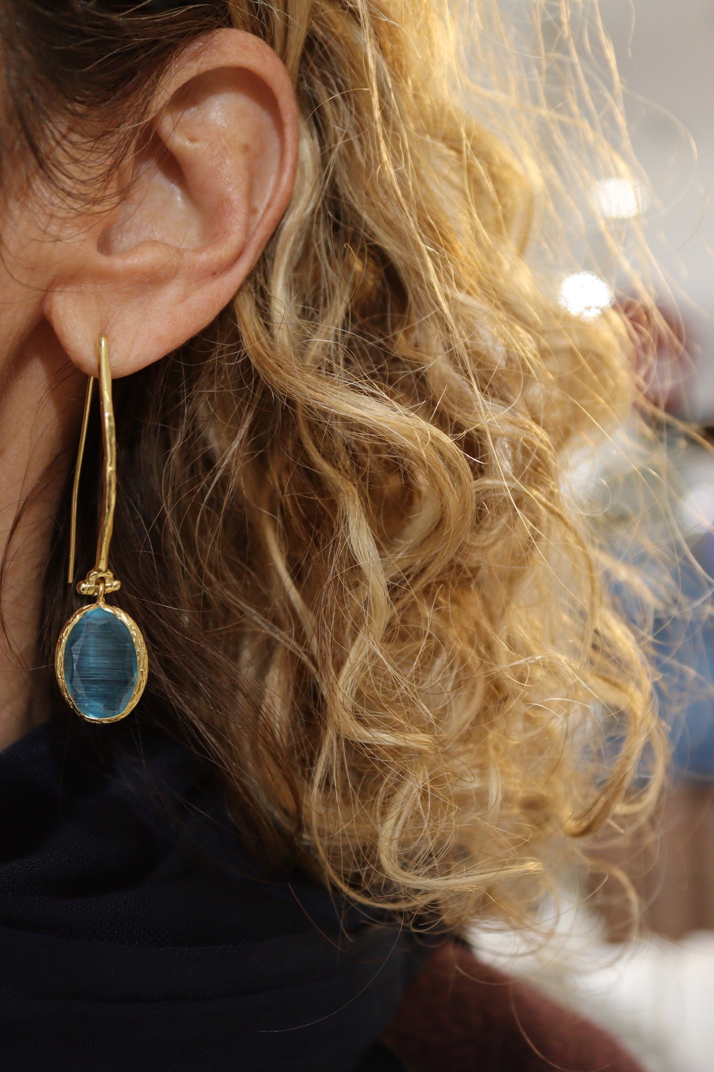 PENDIENTE BRISA AZUL PARIS