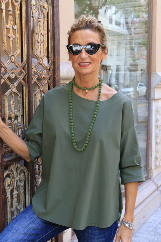 BLUSA NEOPRENO VERDE