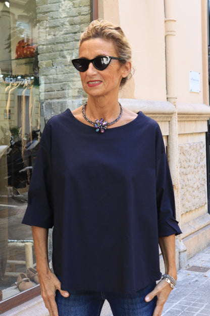 BLUSA NEOPRENO MARINO