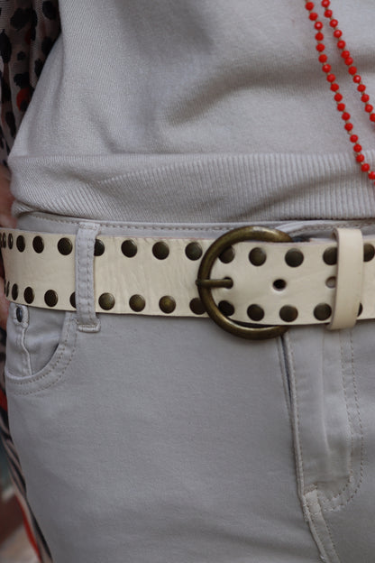 CINTURON MERY BLANCO ROTO