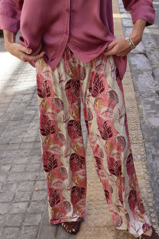 PANTALON PALMA ROSA