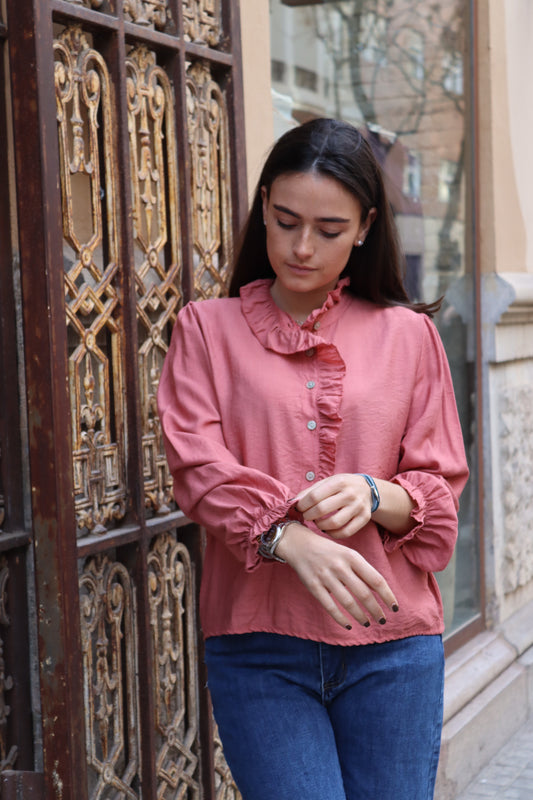 BLUSA TOSCANA ROSA