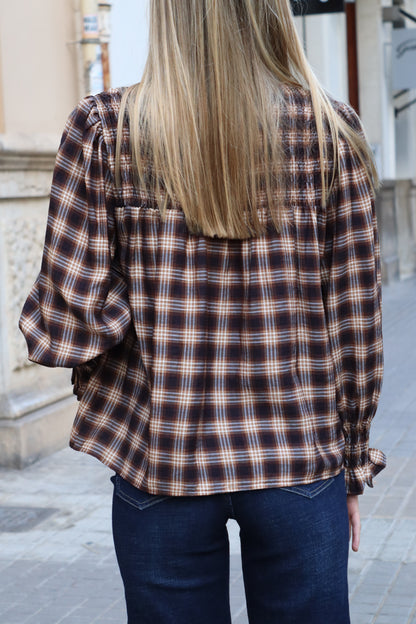 SOPHIE BROWN SHIRT