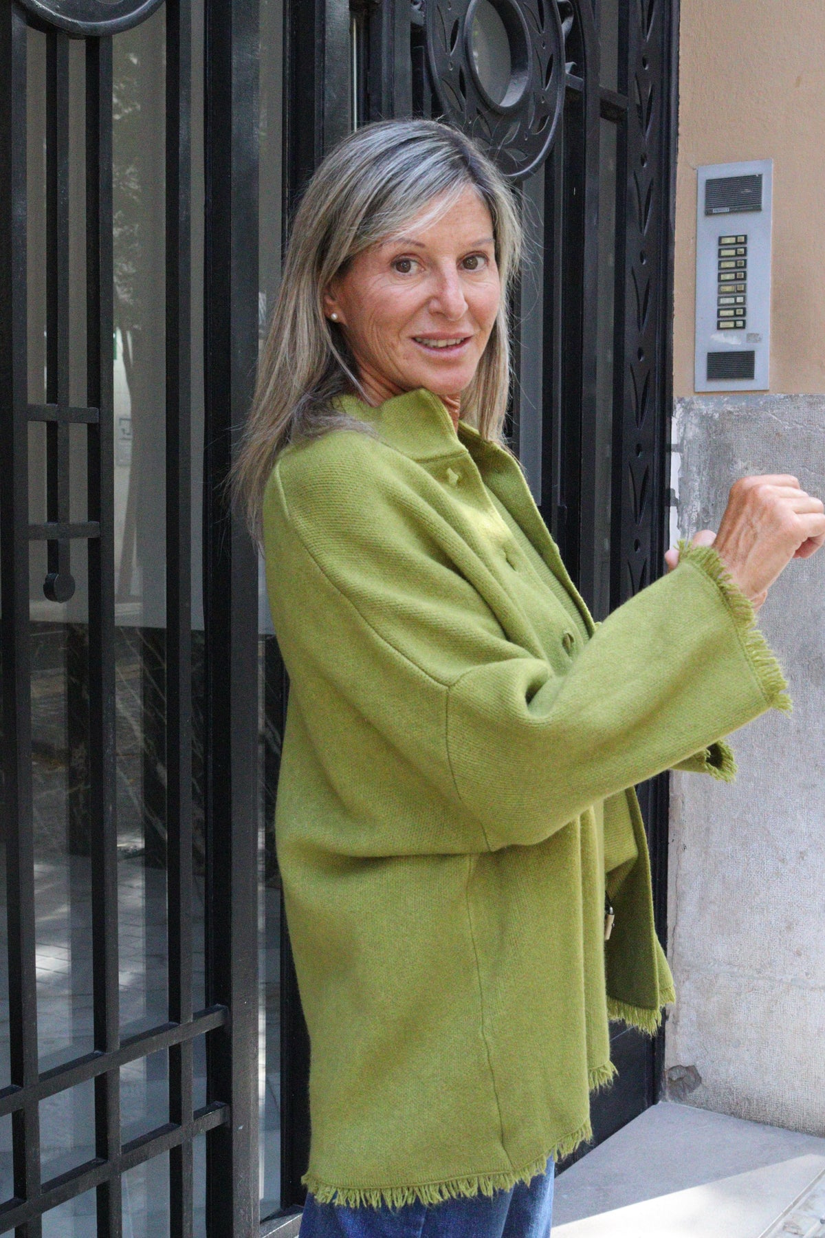 CHAQUETA VICTORIA PISTACHO