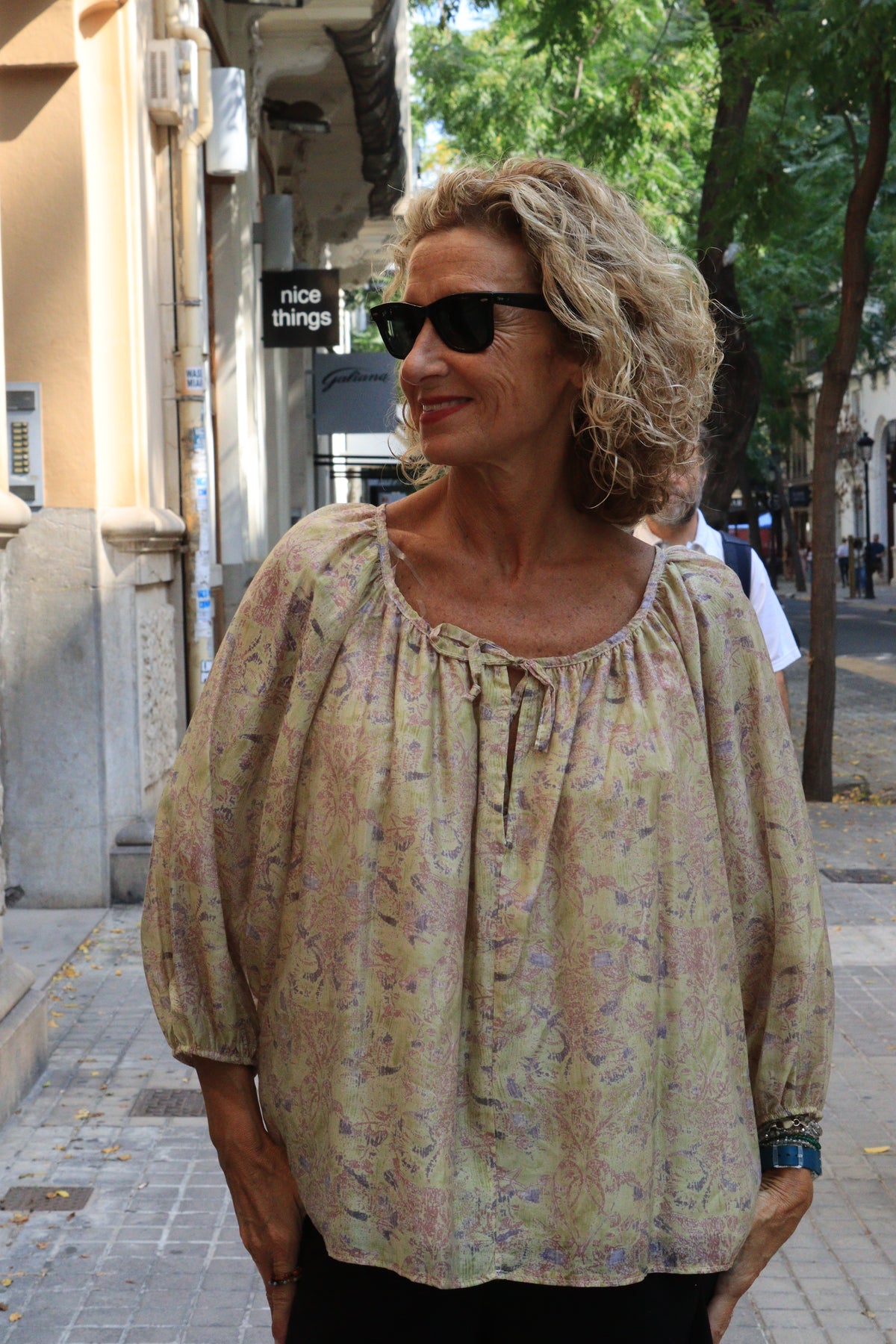 CAMISA SILVIA MOSTAZA
