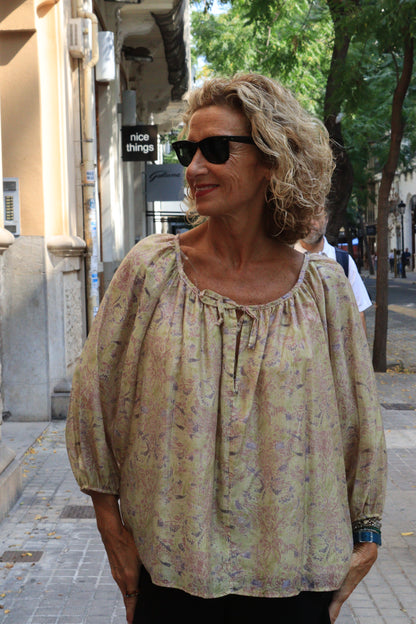 CAMISA SILVIA MOSTAZA