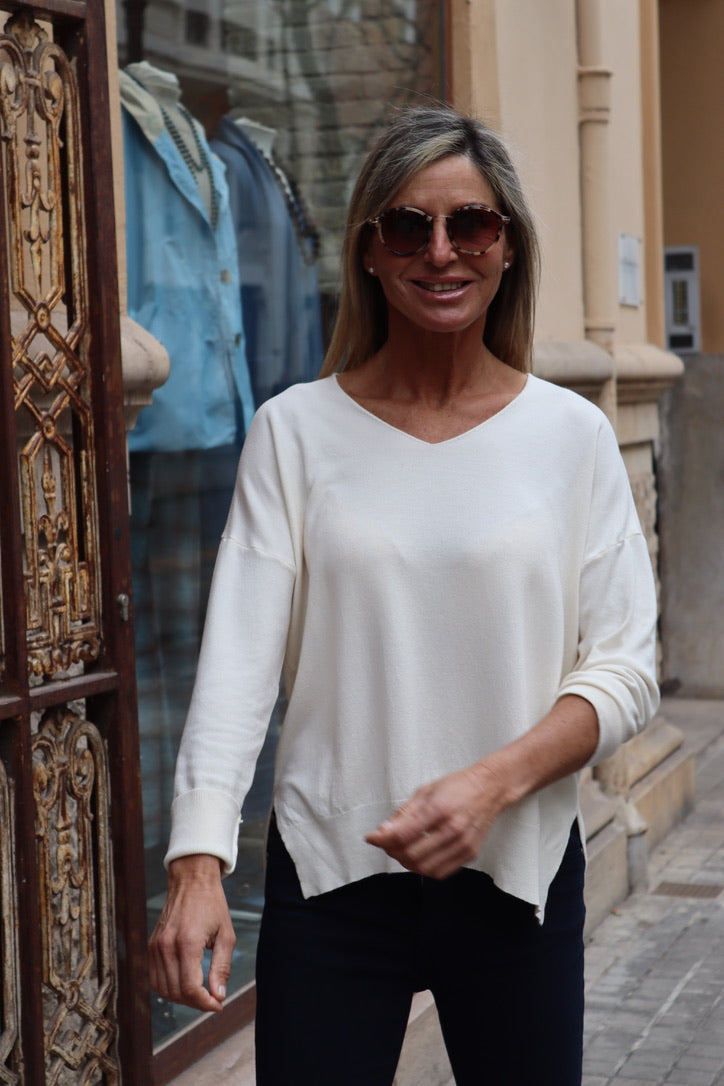 JERSEY MERAKI BLANCO ROTO