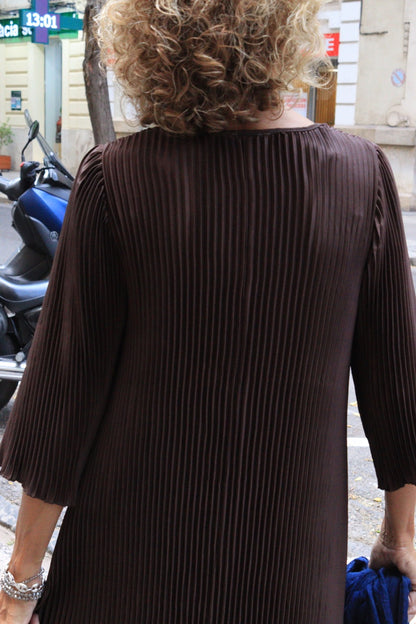 VESTIDO CARLA MARRÓN