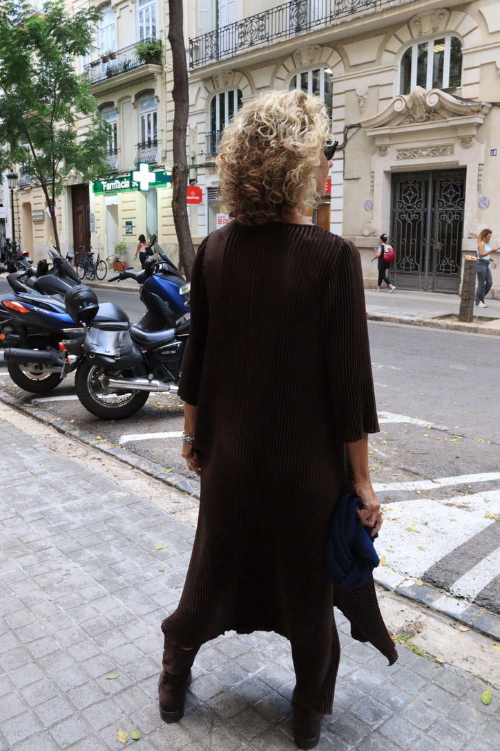 VESTIDO CARLA MARRÓN