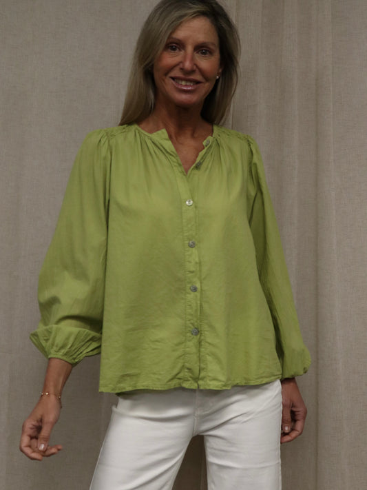 CAMISA ISABELLA PISTACHO