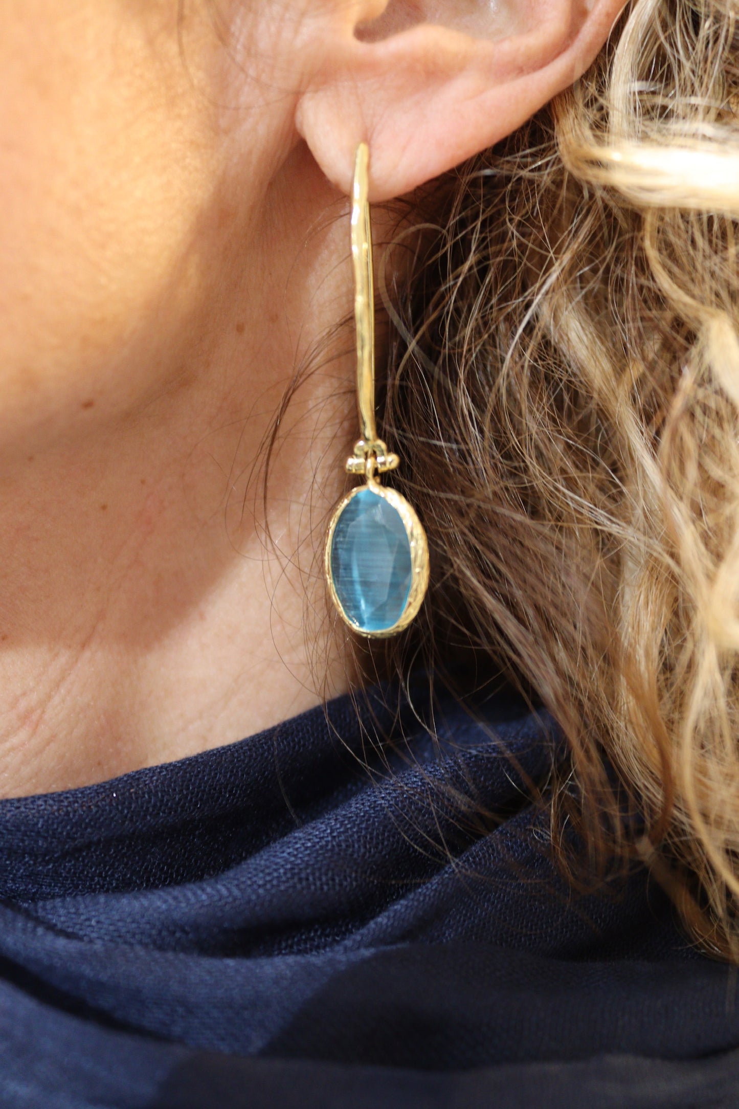 PENDIENTE BRISA AZUL PARIS