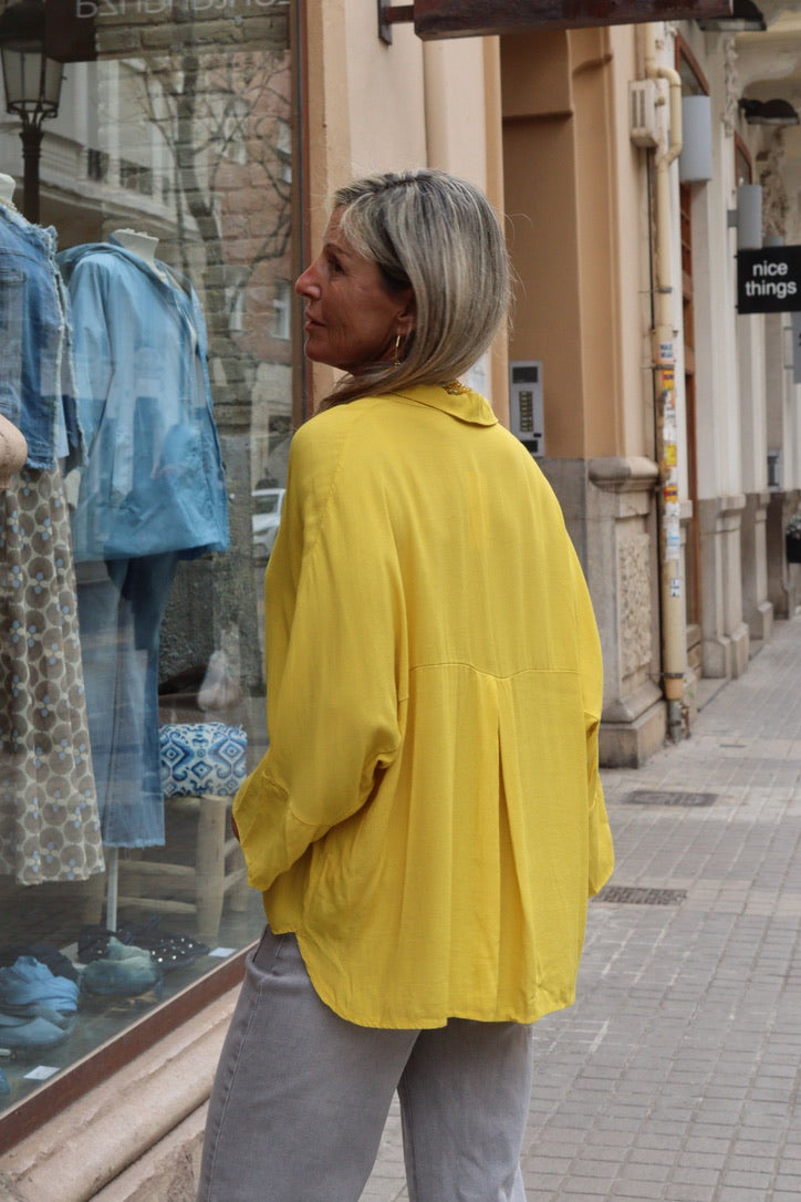 BLUSA LISA PALOMA AMARILLA