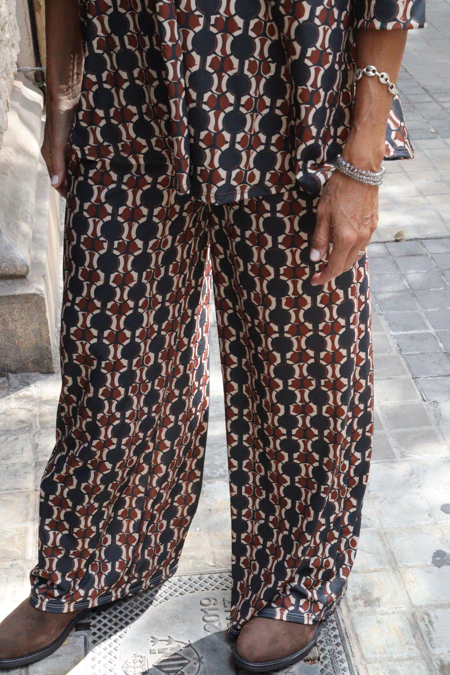 PANTALÓN RECTO MARIA TERRACOTA