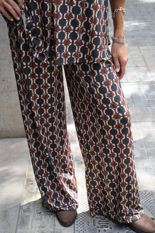PANTALÓN RECTO MARIA TERRACOTA