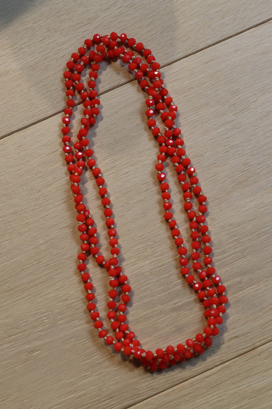 COLLAR ZOE ROJO