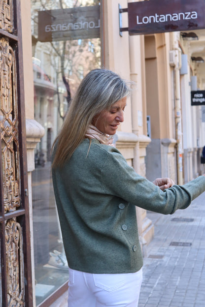 JERSEY BOTONES VERDE