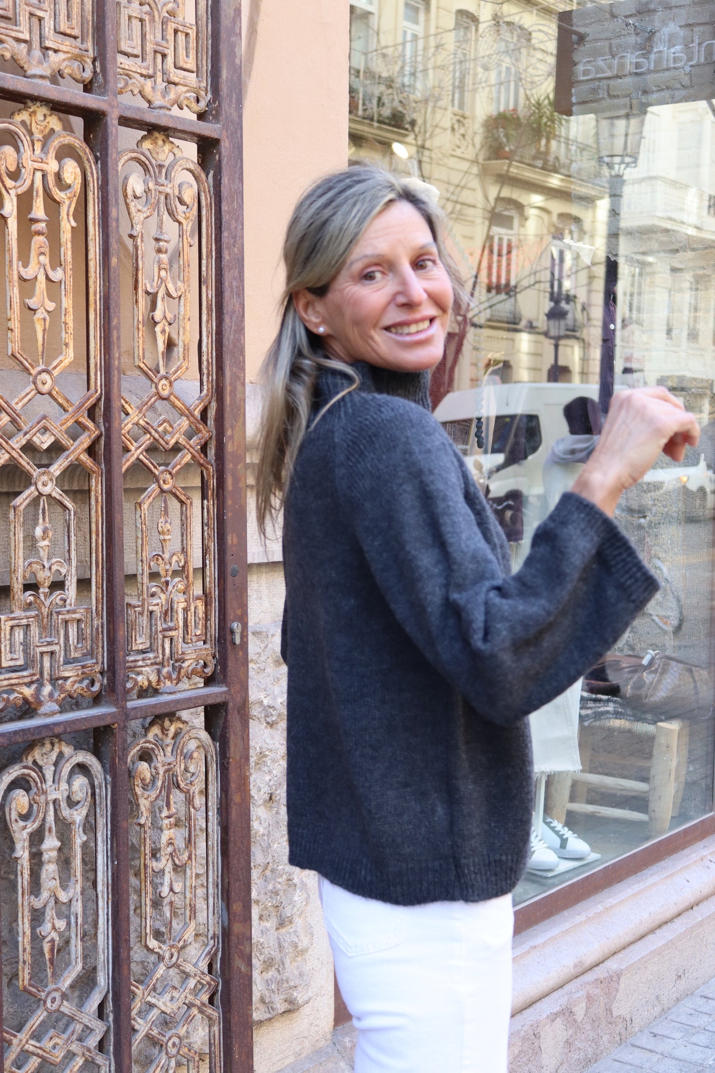 JERSEY BERTA GRIS ANTRACITA