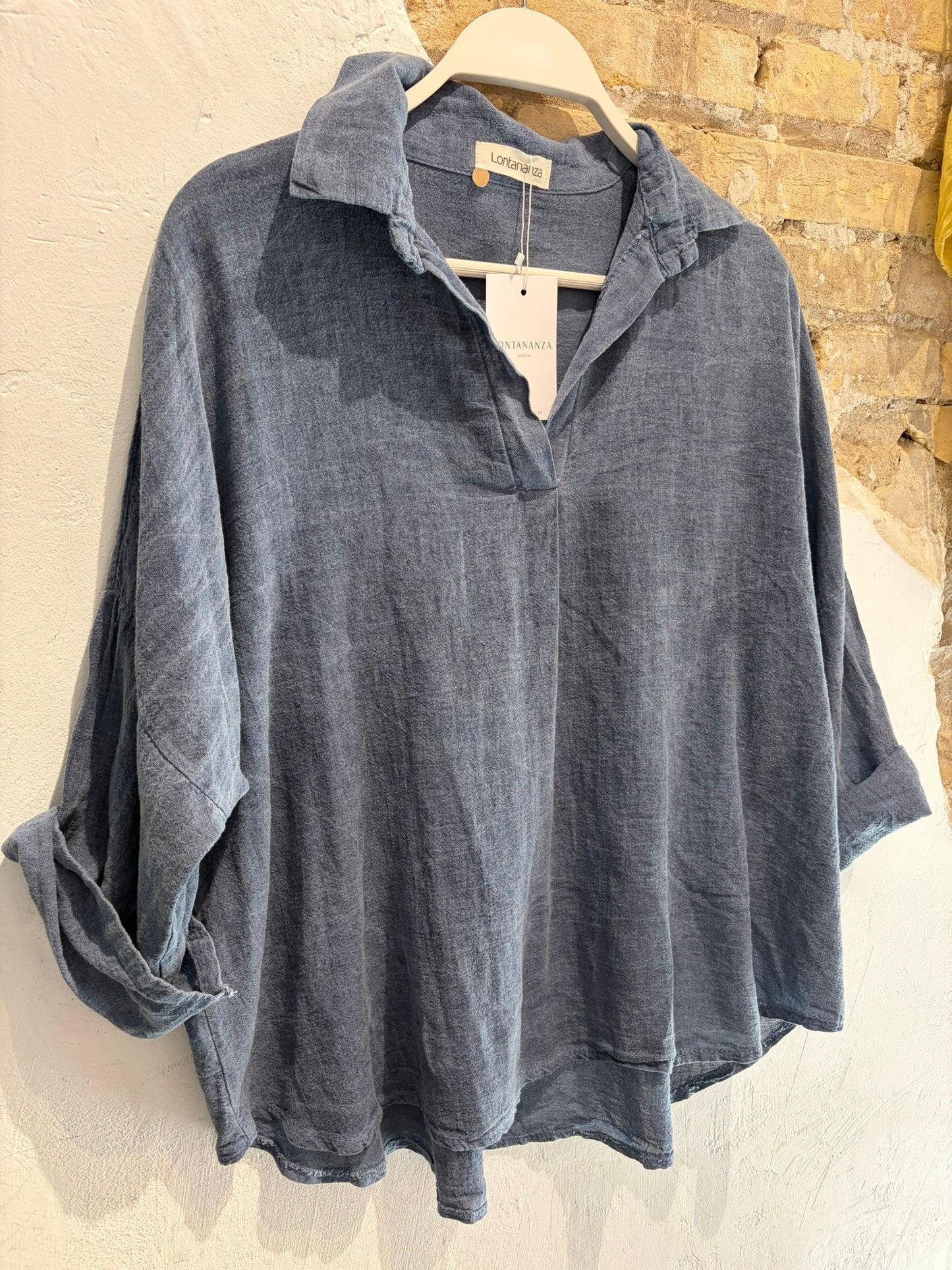 CAMISA LEA AZUL
