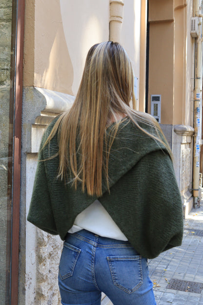 JERSEY CRUZADO VERDE OSCURO