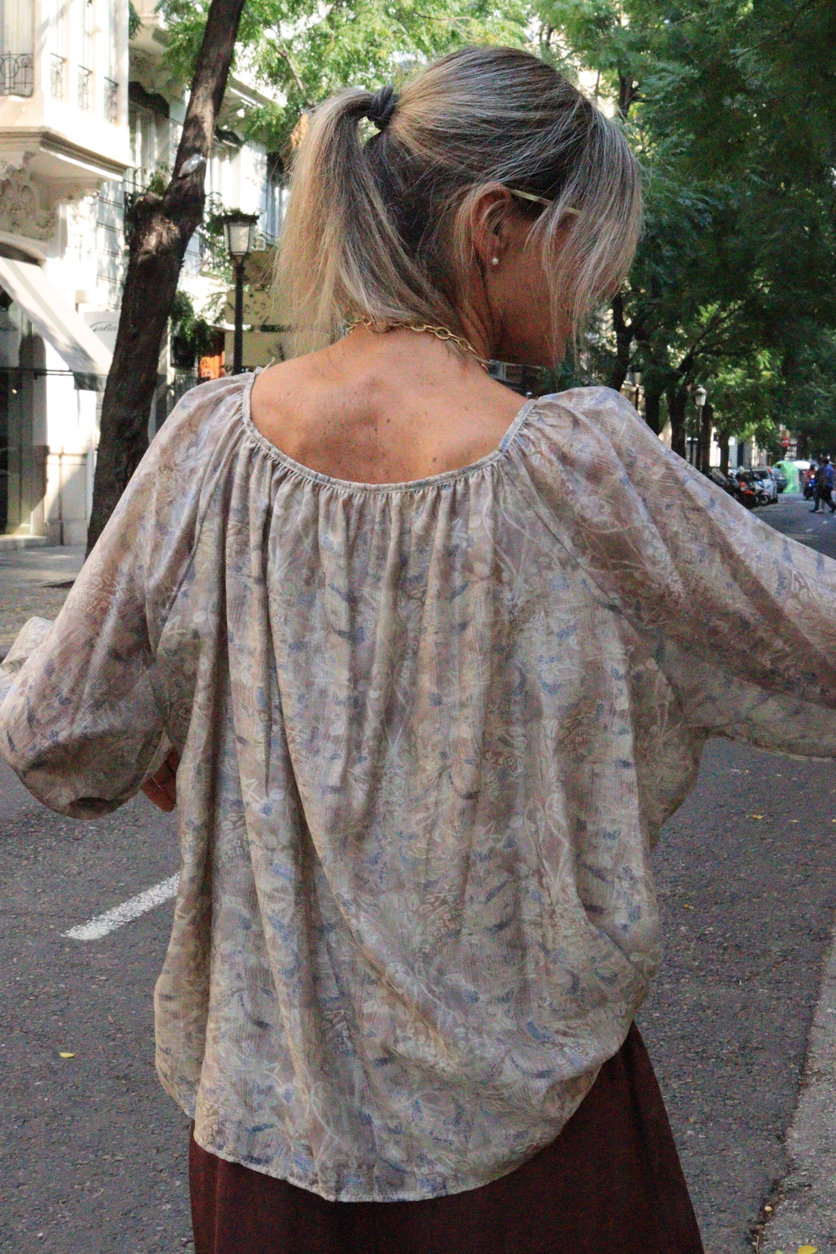 CAMISA SILVIA TOPO
