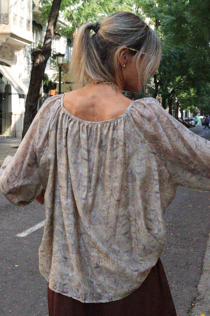 CAMISA SILVIA TOPO