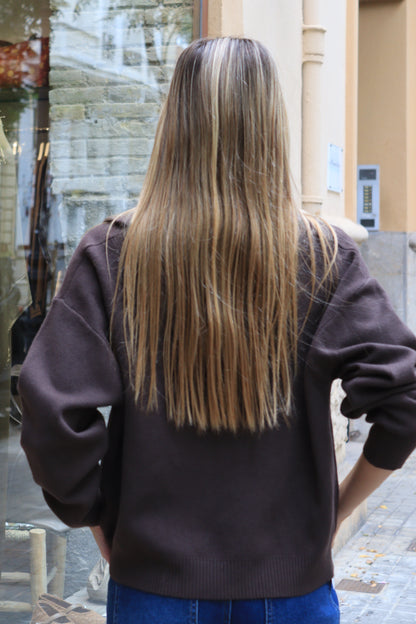 JERSEY POLERA CHOCOLATE