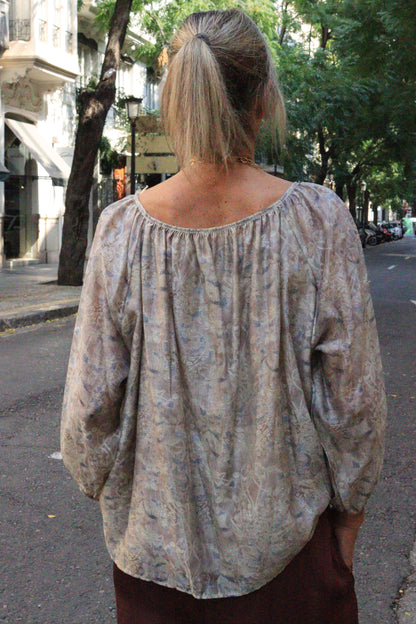 CAMISA SILVIA TOPO