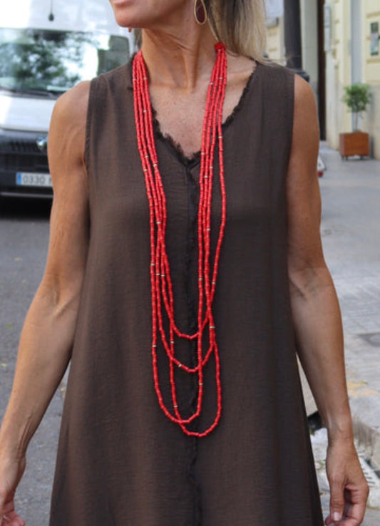 COLLAR MARTINA ROJO