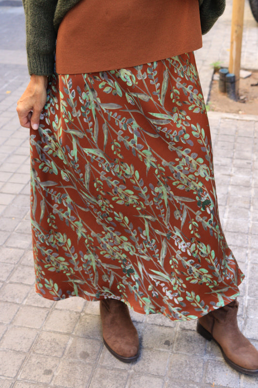 FALDA ALICE TERRACOTA