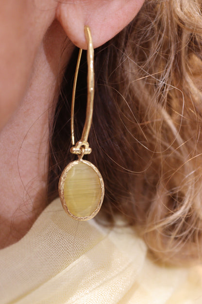 PENDIENTES BRISA AMARILLO