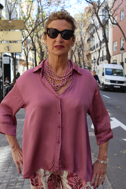 CAMISA MONACO ROSA