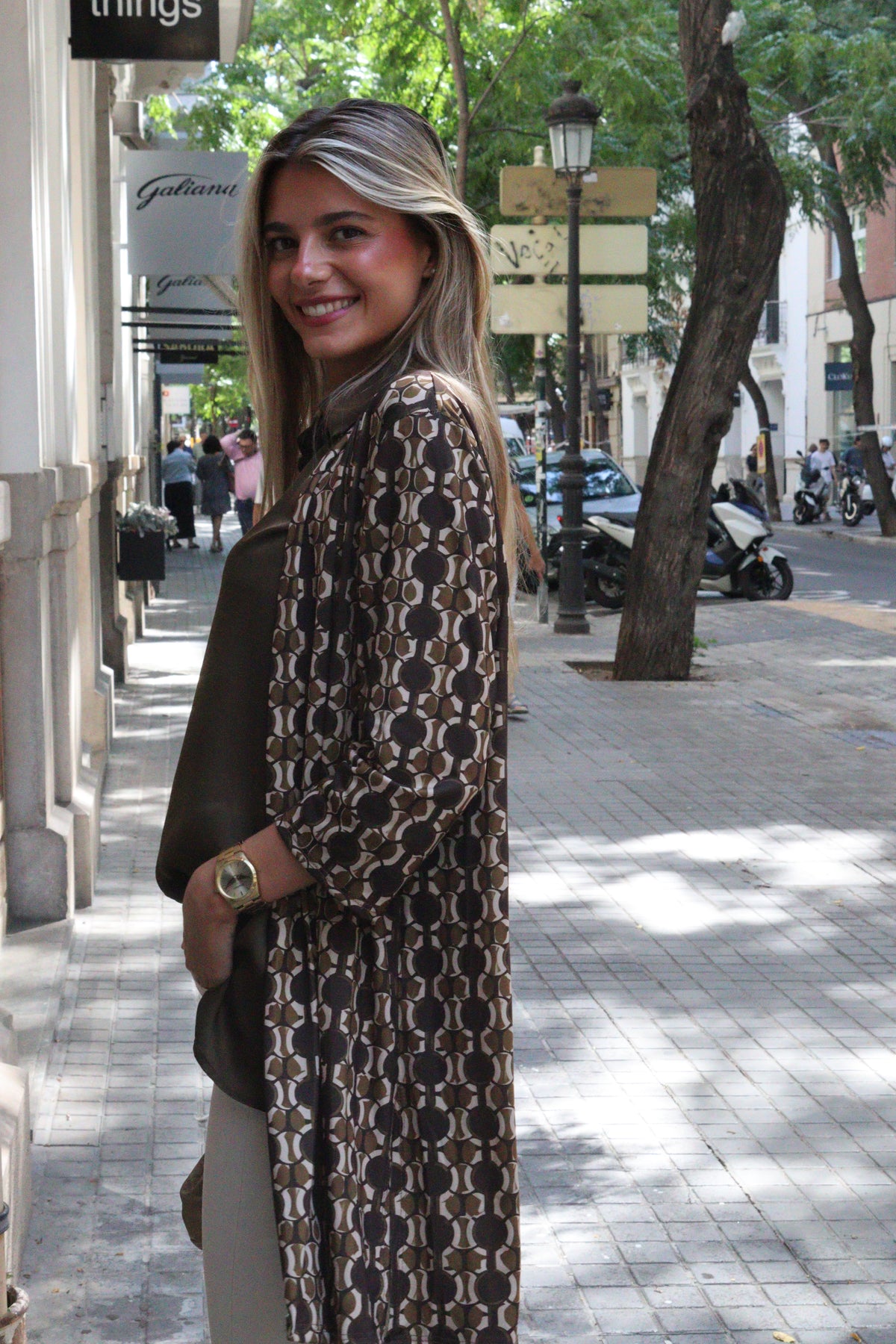 KIMONO MARIA PISTACHO