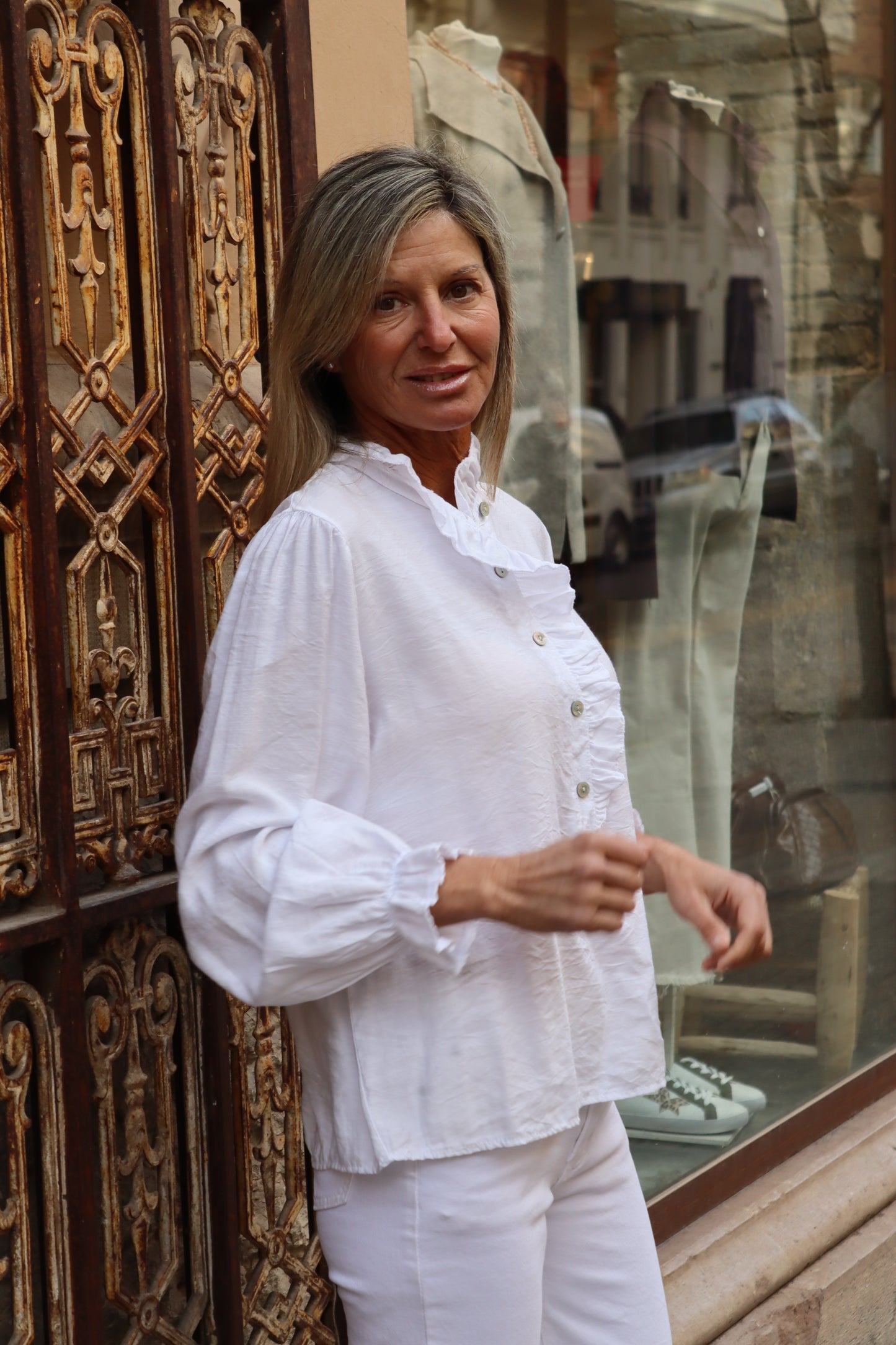 BLUSA TOSCANA BLANCA