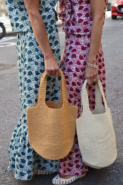 BOLSO RAFIA BLANCO