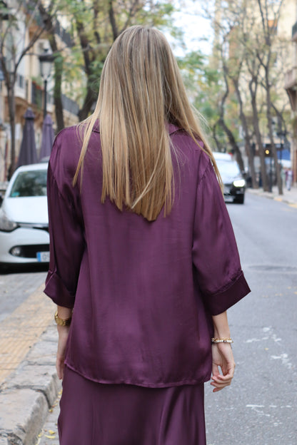 MONACO BURGUNDY SHIRT