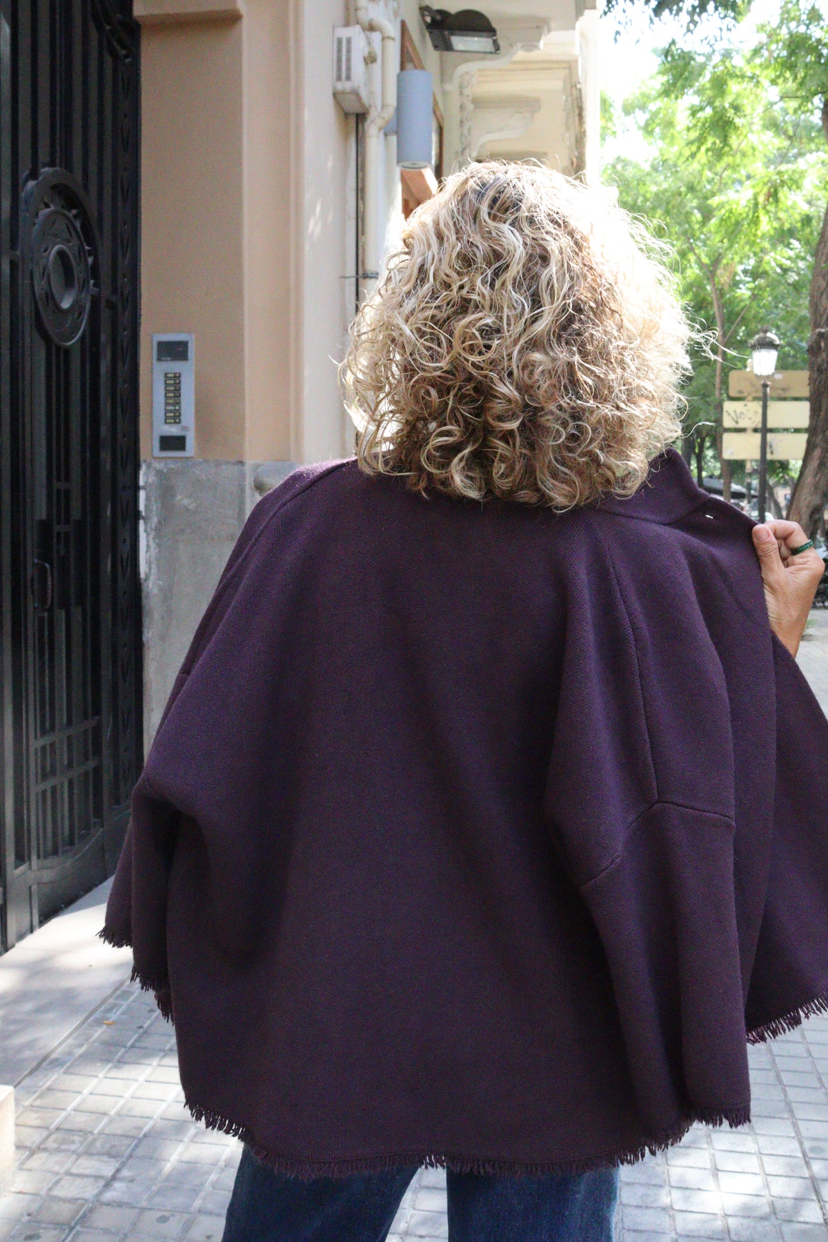 CHAQUETA VICTORIA BERENJENA